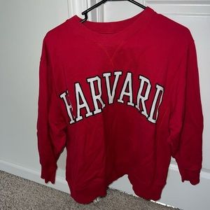 zara Harvard sweatshirt